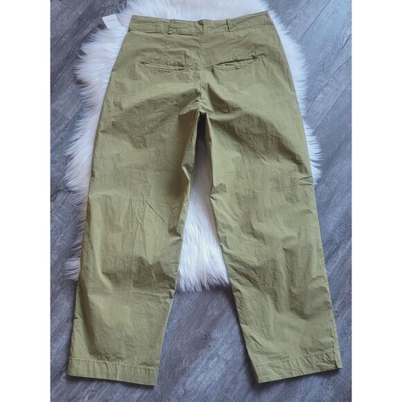 Free People New Bucca Tan Barrel Cargo Pants - Size 12 - Picture 3 of 5